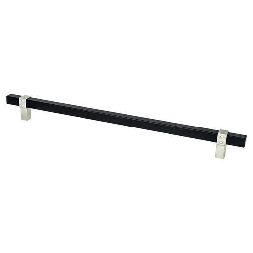 Rivet Rebel Aluminum Matte Black and Brushed Nickel Appliance Pull  1