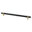 Rivet Rebel Aluminum Matte Black and Modern Brushed Gold Appliance Pull  2