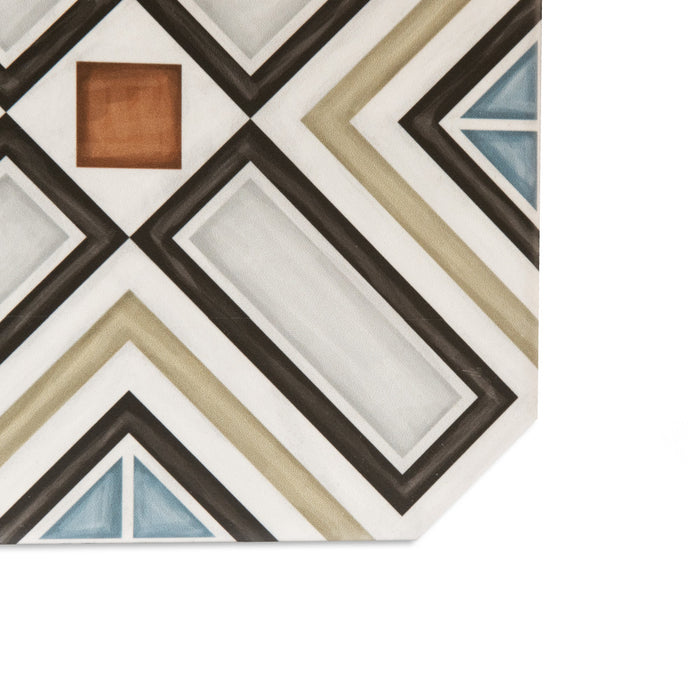 Vaudeville Porcelain Octagon Deco Ritter Tile Matte 10