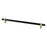 Radial Reign Aluminum Matte Black and Modern Brushed Gold Appliance Pull  2