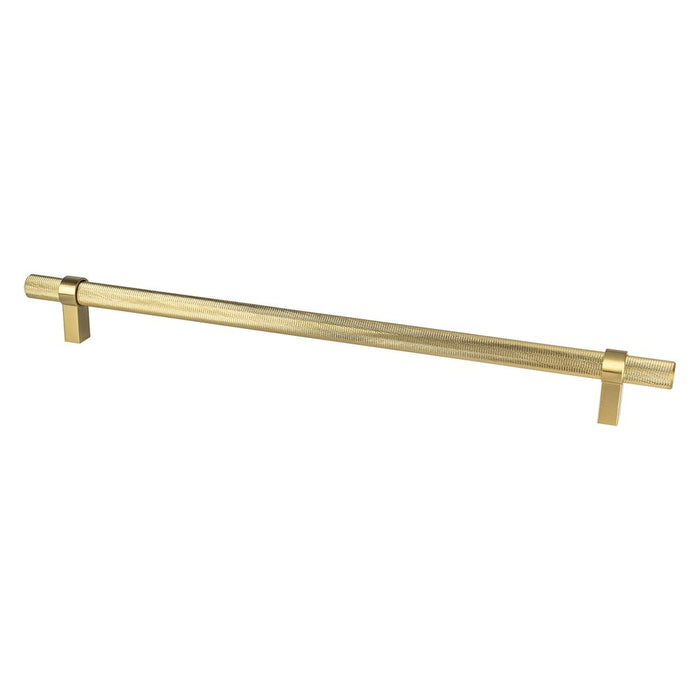 Radial Reign Aluminum Modern Brushed Gold Appliance Pull  2