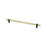Radial Reign Aluminum Modern Brushed Gold and Matte Black Appliance Pull  1