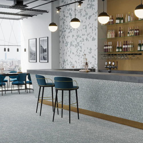 Modern Mixer Mosaic Semi Polished Terrazzo