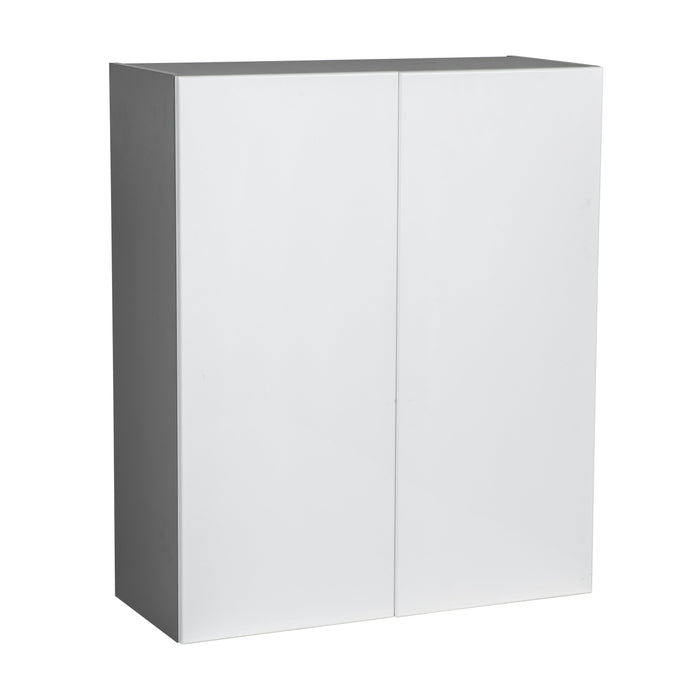 Wallkitchens Wood White Glossy Wall Cabinet White Glossy 1