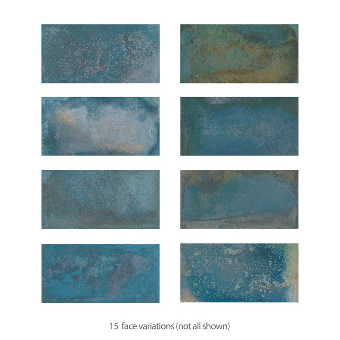 Atelier Porcelain Oxid Blue Tile Mixed 3 3