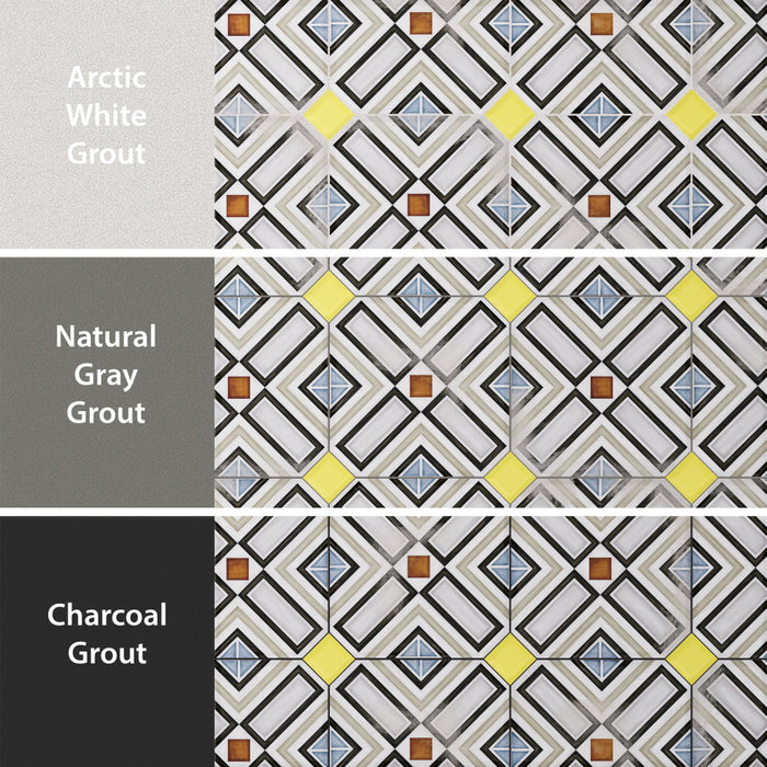 Vaudeville Porcelain Octagon Deco Ritter with Taco Lima Tile Matte 5