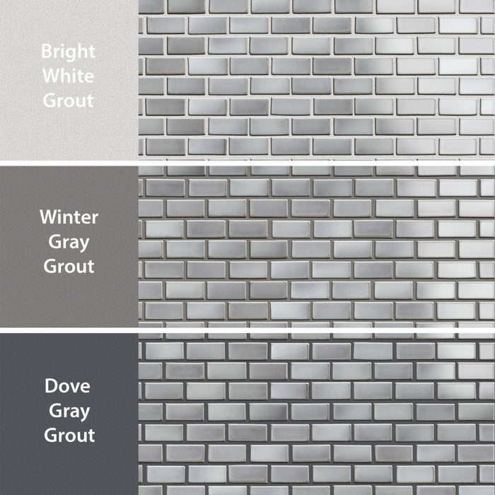 Hudson Porcelain Subway Grey Eye Mosaic Glossy 4