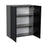Wallkitchens Wood Black Matte Wall Cabinet Black Matte 2