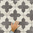 Istanbul Porcelain Templar Shield Day with Night Cross Tile Mixed 8