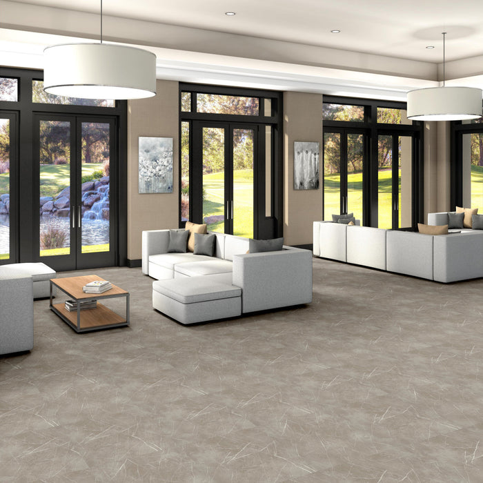 Vecchio Grigio Flexible Resilient Luxury Vinyl Plank Flooring - ExoGuard+