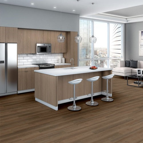 Indwell SPC SS Vinyl Texas Bur 00825 Resilient Luxury Vinyl Plank ExoGuard+ 5