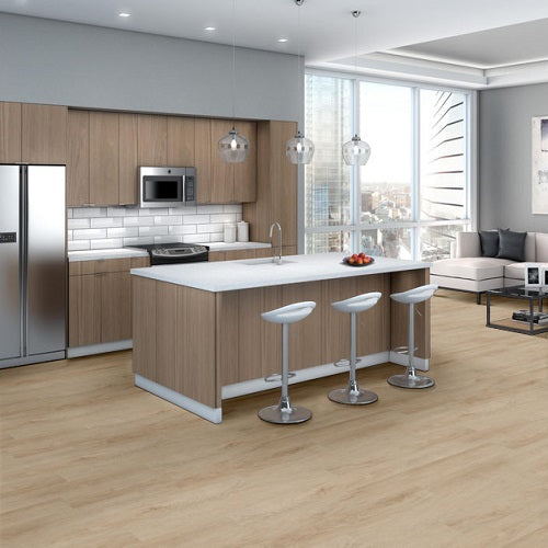 Indwell SPC SS Vinyl Sand Dune 01169 Resilient Luxury Vinyl Plank ExoGuard+ 5