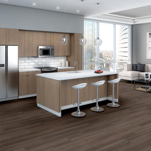 Indwell SPC SS Vinyl Seneca Oak 07100 Resilient Luxury Vinyl Plank ExoGuard+ 5