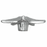Oceana Zinc Alloy Cabinet Knob Silverado 14