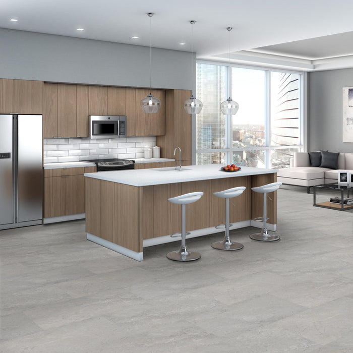 Obelisk LL Light Gry Spstn Flexible Resilient Luxury Vinyl Plank Flooring - ExoGuard+