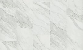 Obelisk Glue DN Carrara White Flexible Resilient Luxury Vinyl Plank Flooring - ExoGuard+