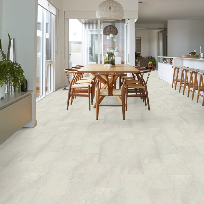 Obelisk SPC Ivory Soapstone Flexible Resilient Luxury Vinyl Plank Flooring - ExoGuard+