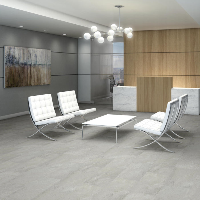 Obelisk SPC Light Gry Spstn Flexible Resilient Luxury Vinyl Plank Flooring - ExoGuard+