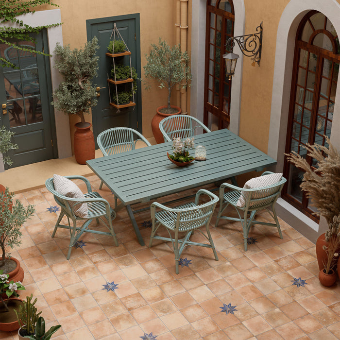 Kings Nonna Porcelain Blue Tile Mixed 11