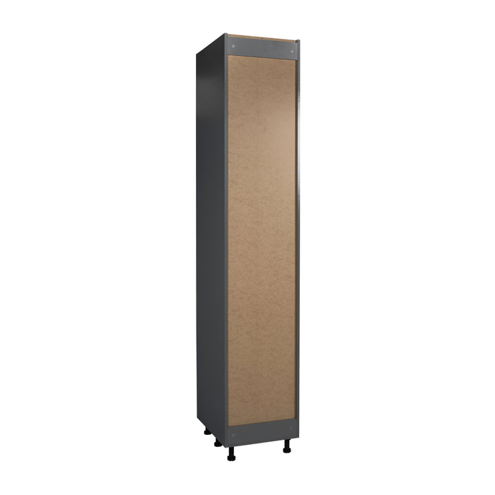 Wallkitchens Wood Black Matte Pantry Cabinet Black Matte 3