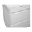 Luxury Wood White Matte Bathroom Vanity White Matte 6