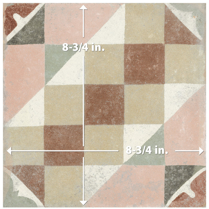 Kings Porcelain Valentia Favara Tile Matte 9