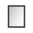 Castor Black Glass Bathroom Mirror