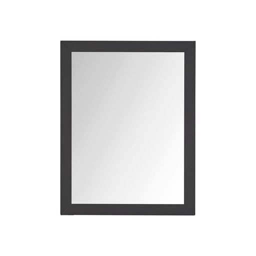 Castor Black Glass Bathroom Mirror