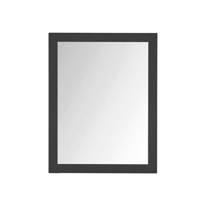 Castor Black Glass Bathroom Mirror