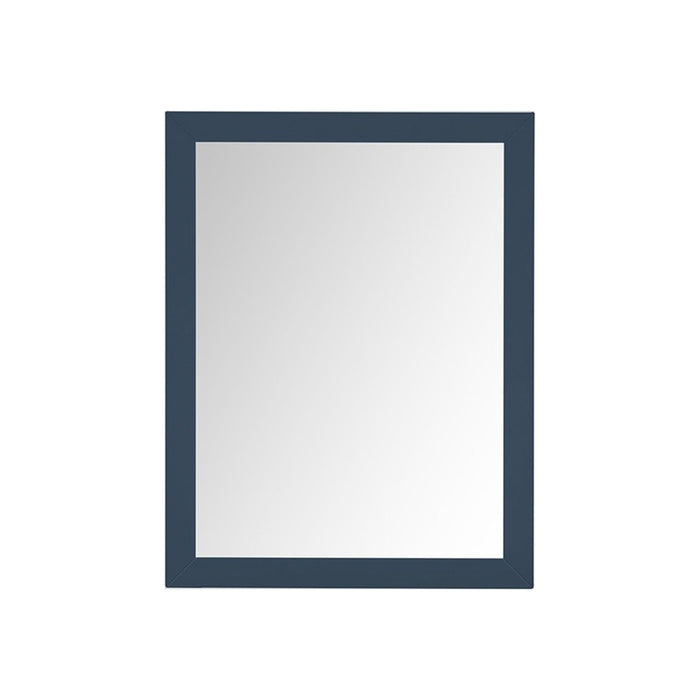 Castor Blue Glass Bathroom Mirror