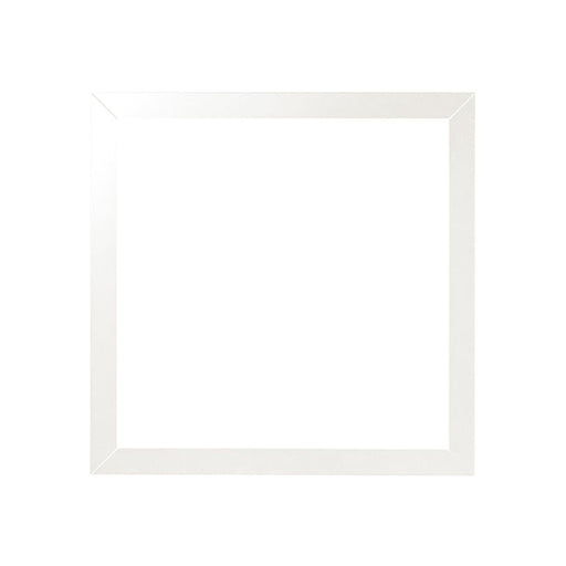 Castor White Glass Bathroom Mirror