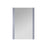 Volez Dark Grey Glass Bathroom Mirror