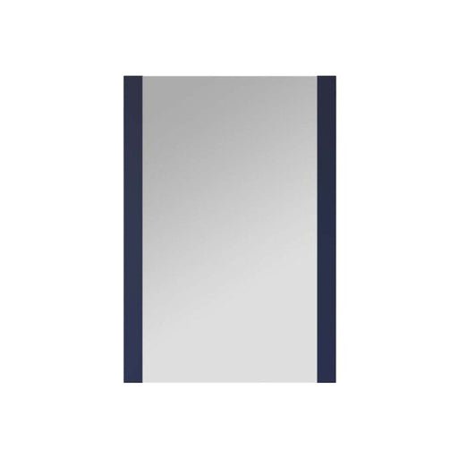Volez Navy Blue Glass Bathroom Mirror