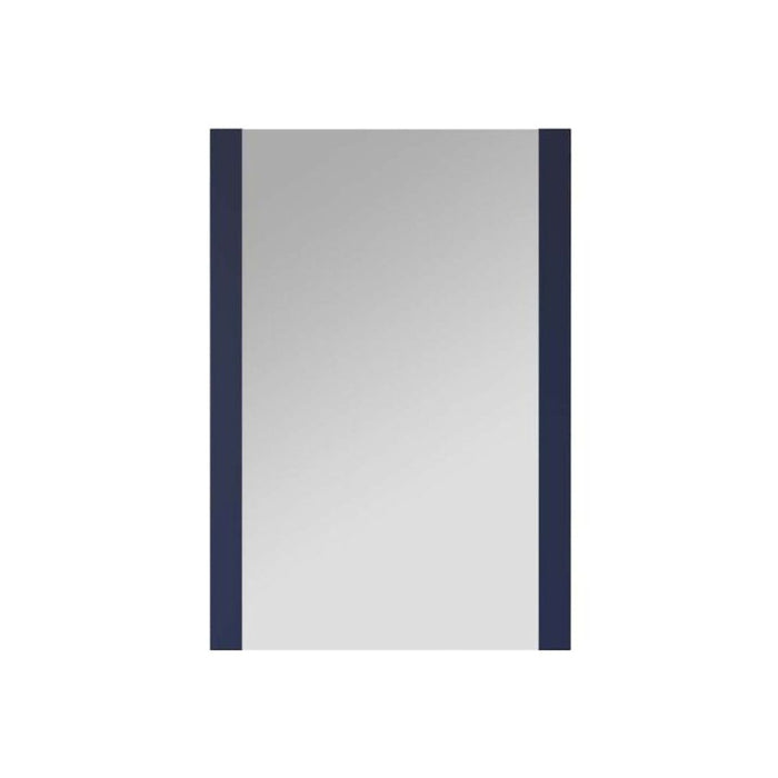 Volez Navy Blue Glass Bathroom Mirror