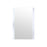 Volez White Glass Bathroom Mirror