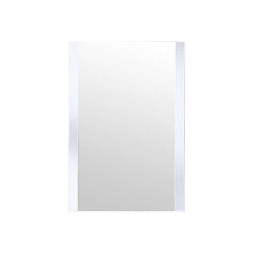 Volez White Glass Bathroom Mirror