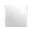 Volez White Glass Bathroom Mirror