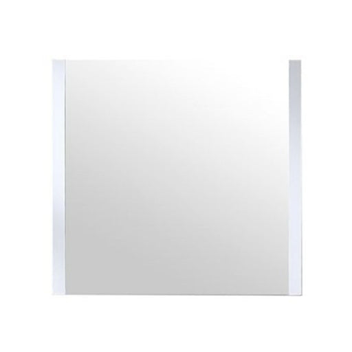 Volez White Glass Bathroom Mirror