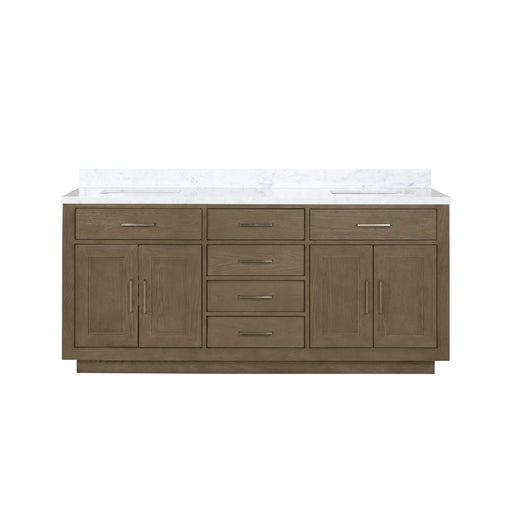 Abbey Grey Oak Wood Bathroom Vanity
