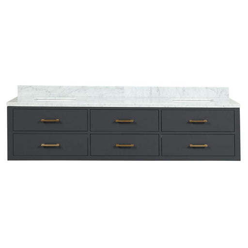 Castor Black Wood Bathroom Vanity