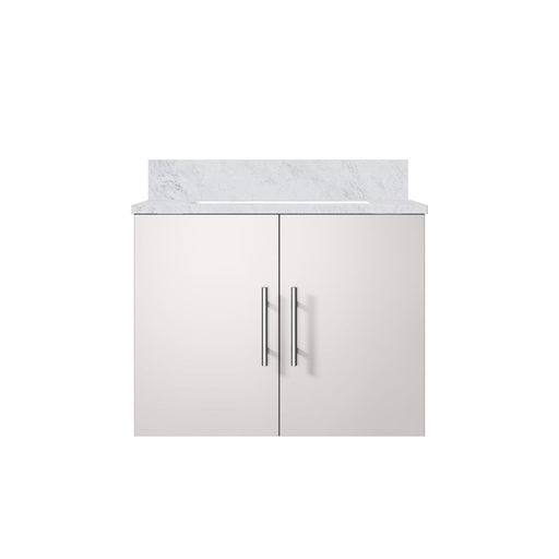 Geneva Glossy White Wood Bathroom Vanity