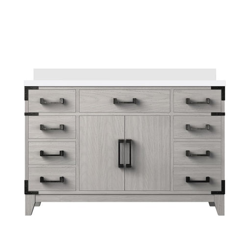 Laurel White Oak Wood Bathroom Vanity