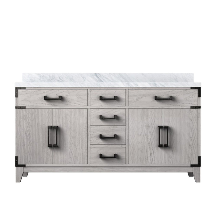 Laurel White Oak Wood Bathroom Vanity