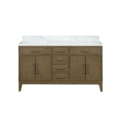 Laurel Grey Oak Wood Bathroom Vanity