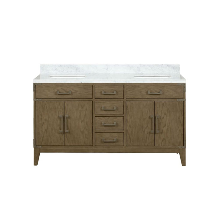 Laurel Grey Oak Wood Bathroom Vanity