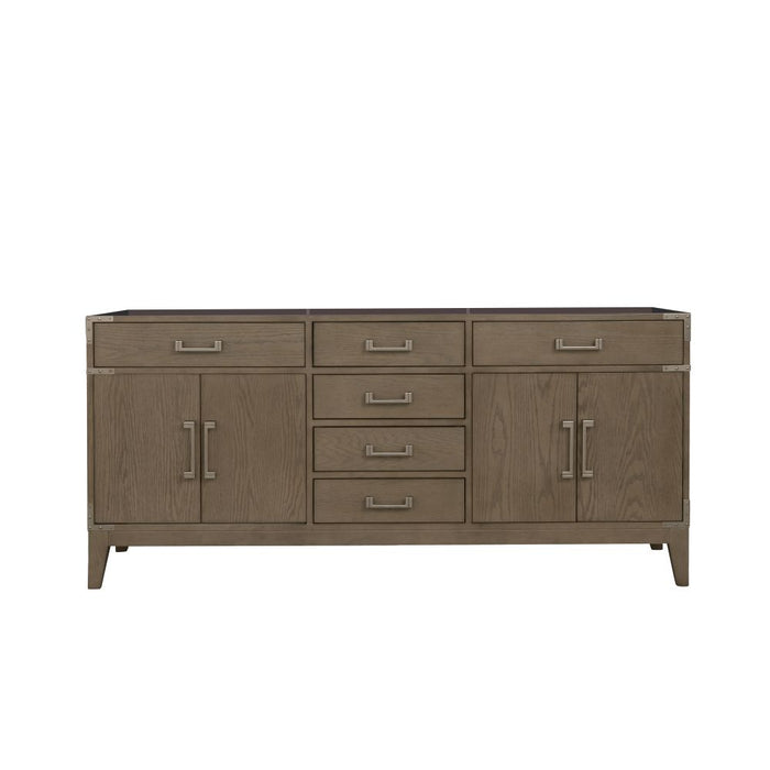 Laurel Grey Oak Wood Bathroom Vanity