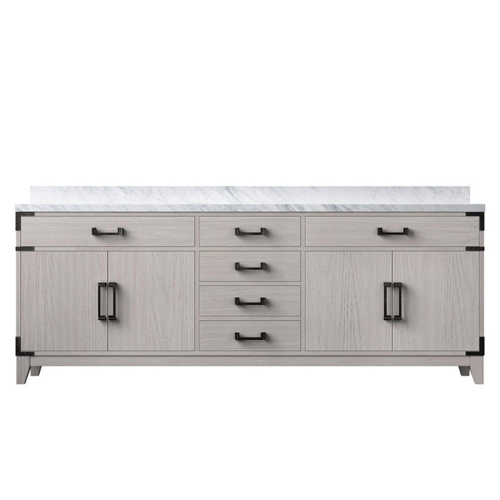 Laurel White Oak Wood Bathroom Vanity