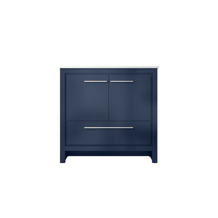 Lafarre Navy Blue Wood Bathroom Vanity