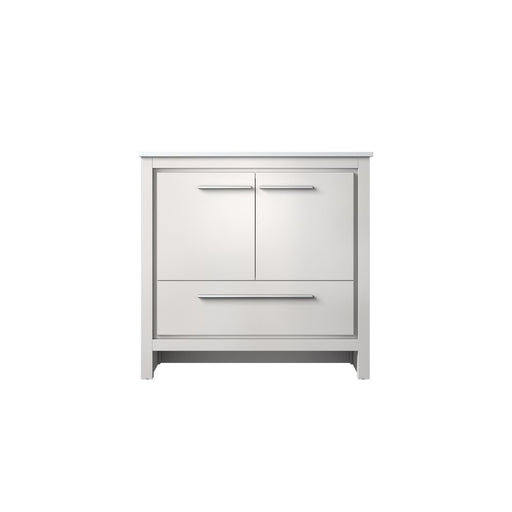 Lafarre White Wood Bathroom Vanity