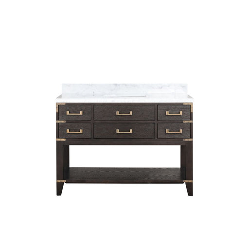 Norwalk Brown Oak Wood Bathroom Vanity